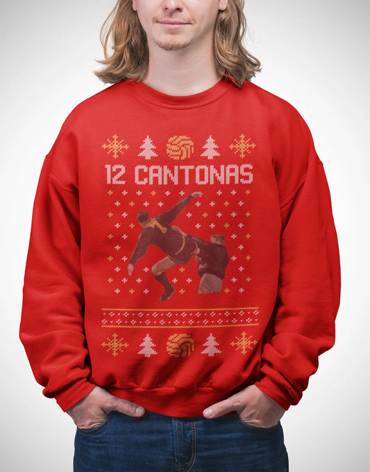 Manchester United Christmas Jumper – Eric Cantona Sweatshirt