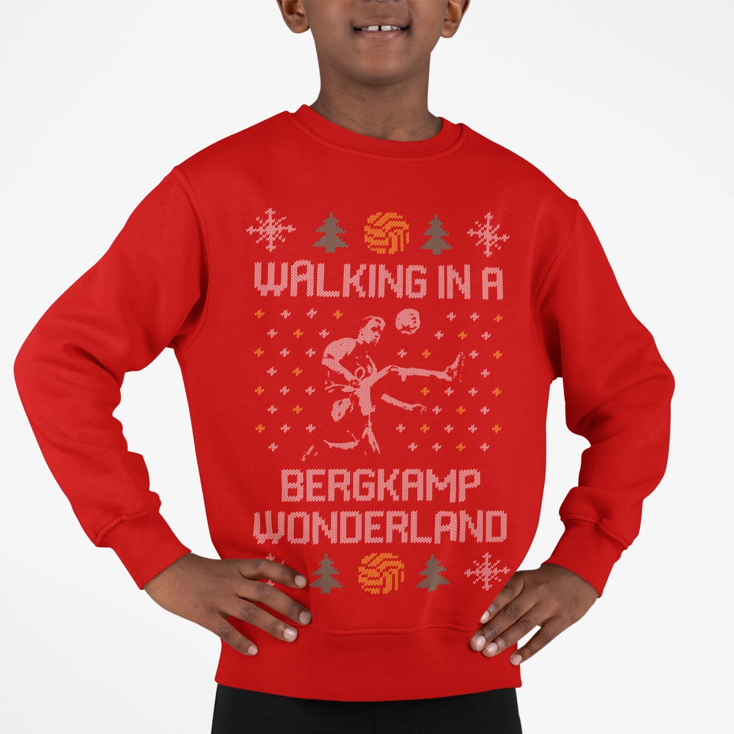 Kids Christmas Jumper - Dennis Bergkamp Sweatshirt
