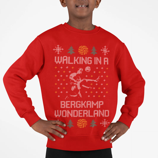 Kids Christmas Jumper - Dennis Bergkamp Sweatshirt
