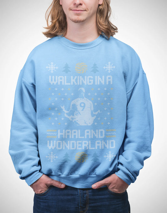 Manchester City Christmas Jumper - Erling Haaland Sweatshirt