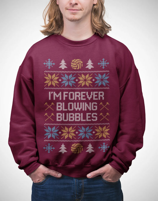 West Ham Christmas Jumper - I’m Forever Blowing Bubbles Sweatshirt