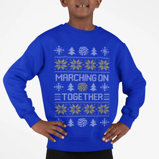 Kids Christmas Jumper - Marching On Together Sweatshirt