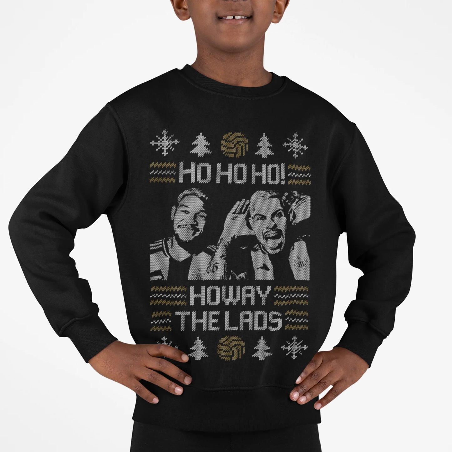 Kids Christmas Jumper - Howay The Lads Sweatshirt