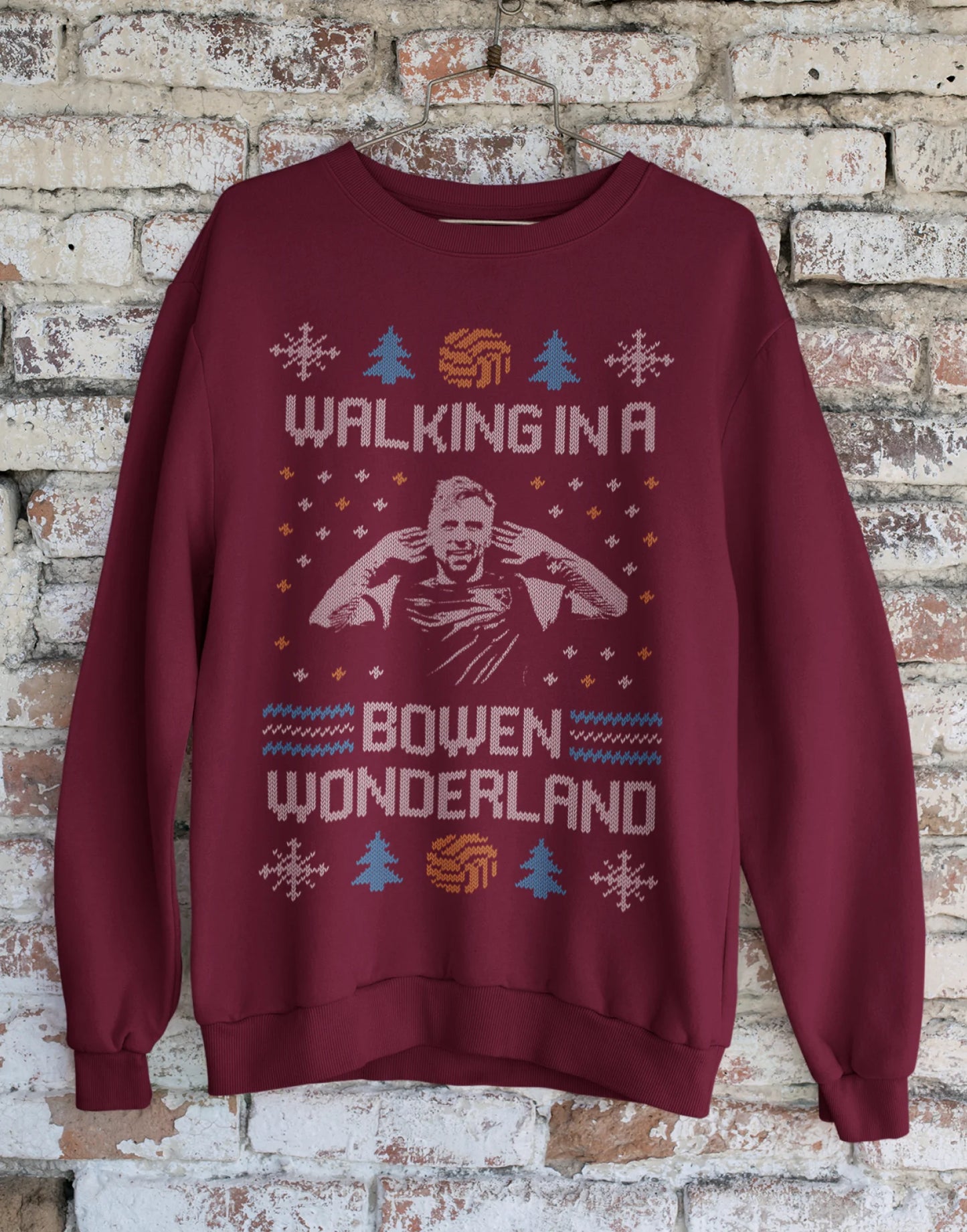West Ham Christmas Jumper - Jarrod Bowen Sweatshirt