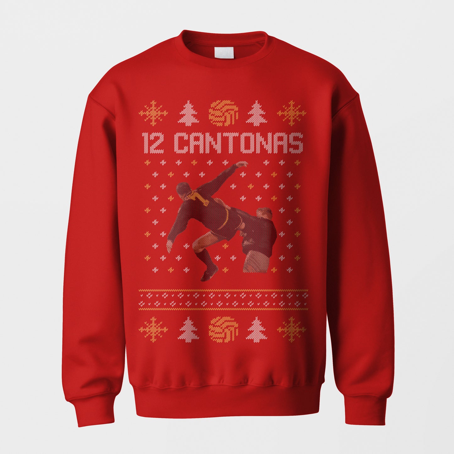 Manchester United Christmas Jumper – Eric Cantona Sweatshirt