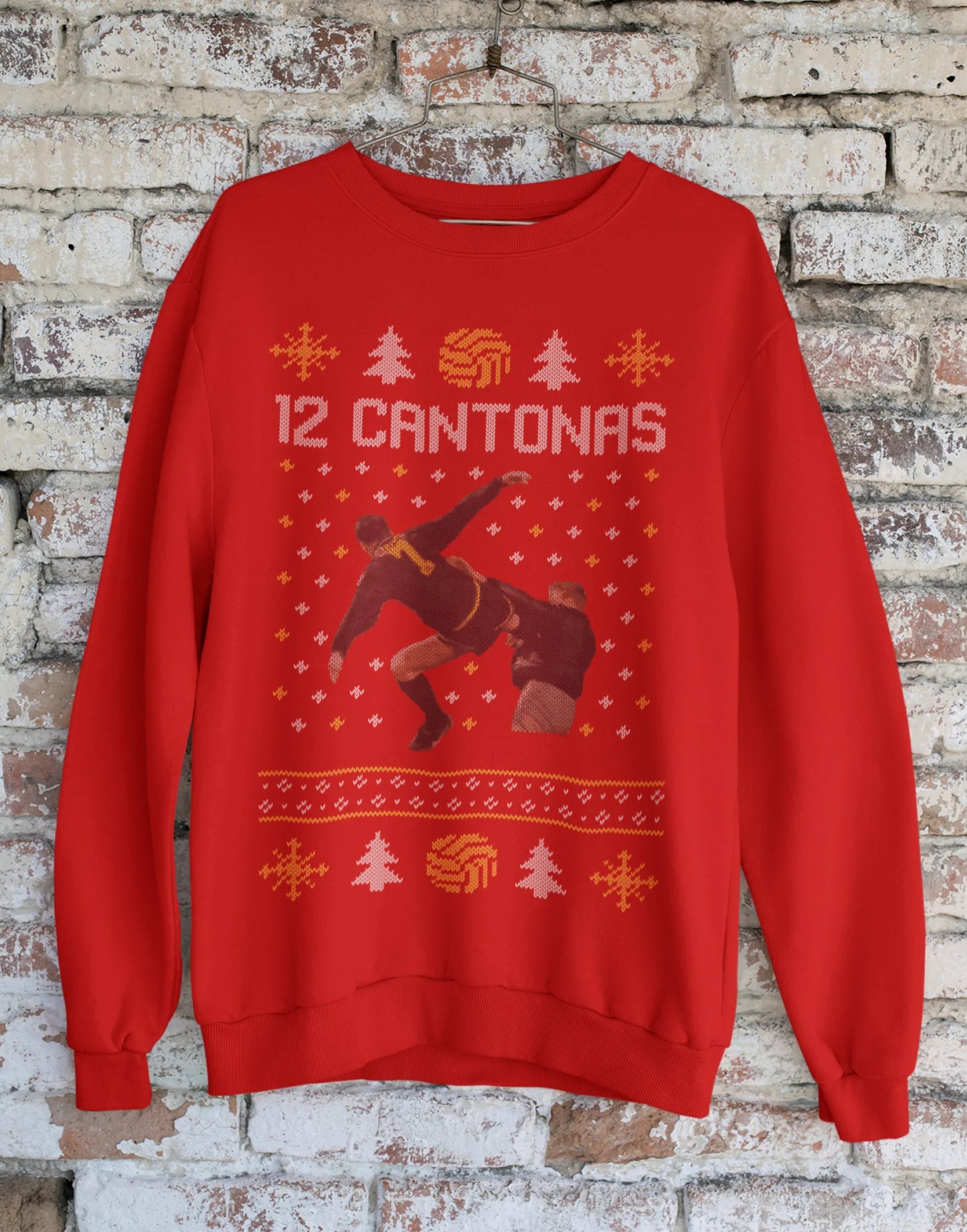 Manchester United Christmas Jumper – Eric Cantona Sweatshirt