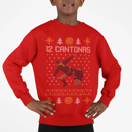 Kids Christmas Jumper - Eric Cantona Sweatshirt