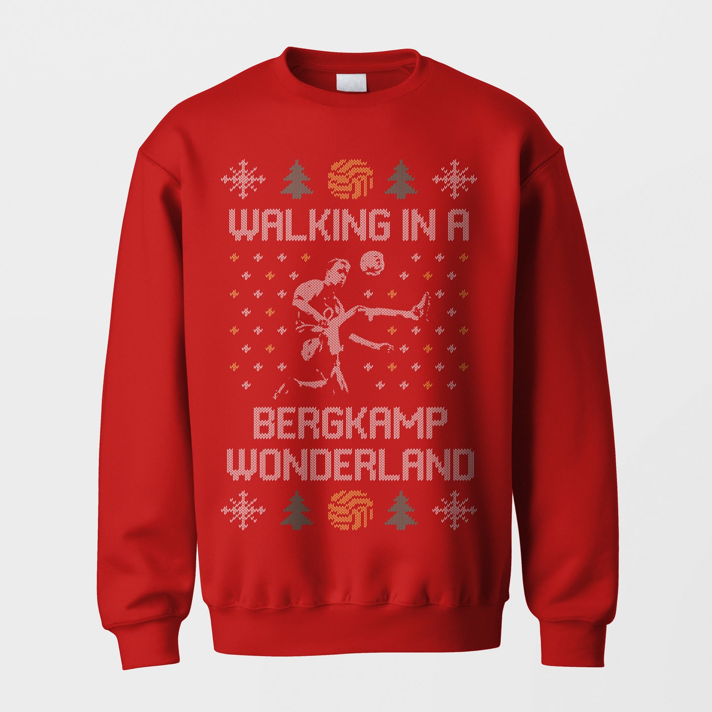 Arsenal Christmas Jumper - Dennis Bergkamp Sweatshirt