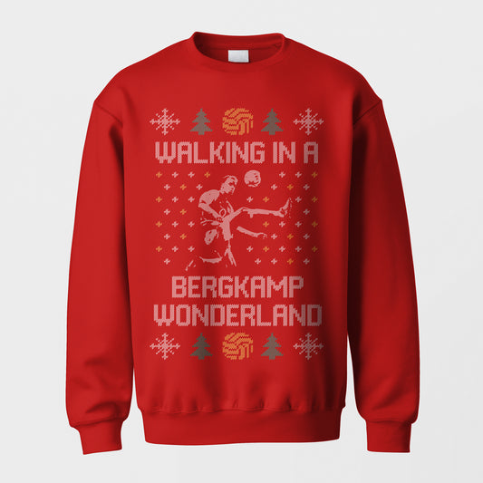 Arsenal Christmas Jumper - Dennis Bergkamp Sweatshirt