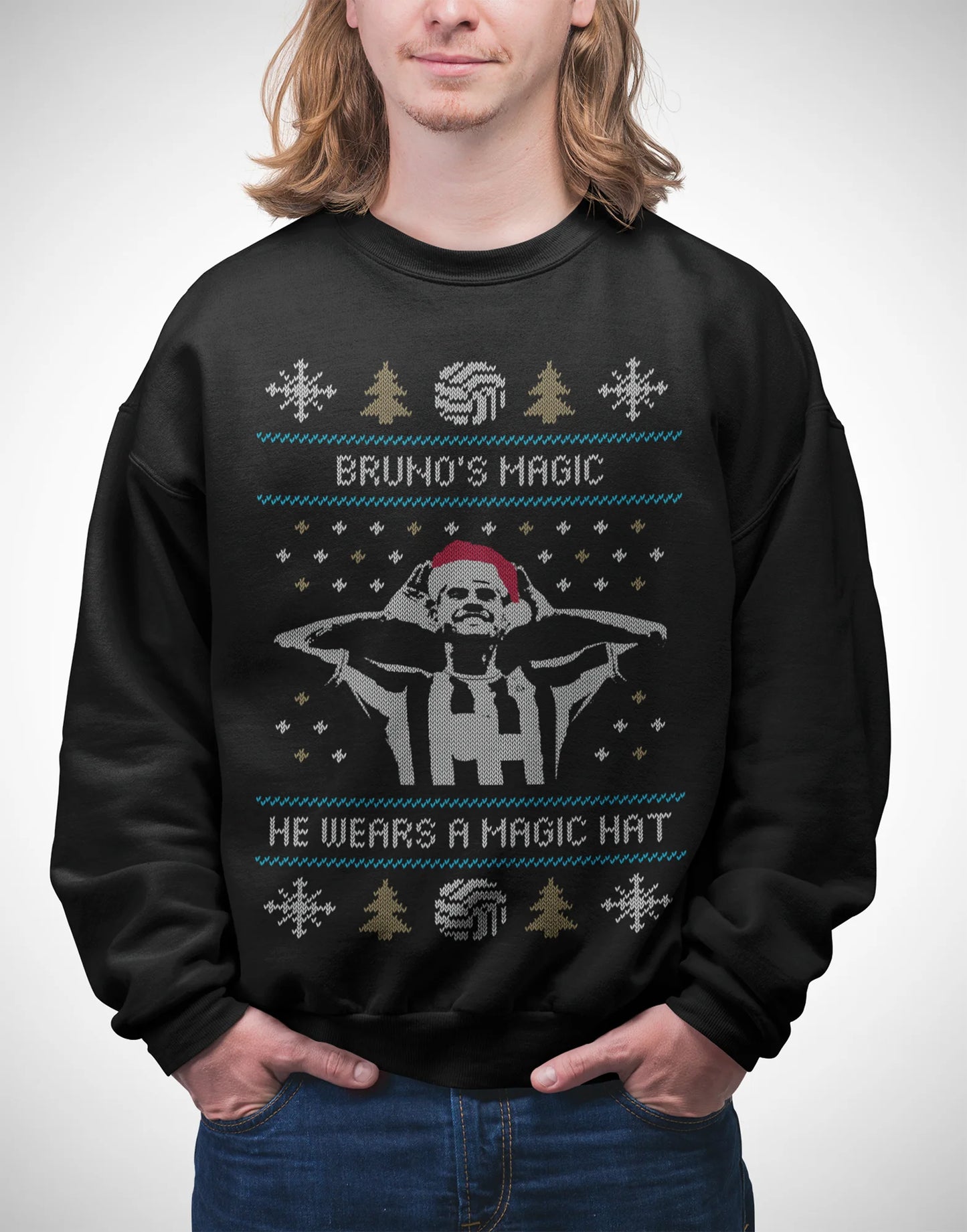 Newcastle United Christmas Jumper - Bruno Guimaraes Sweatshirt
