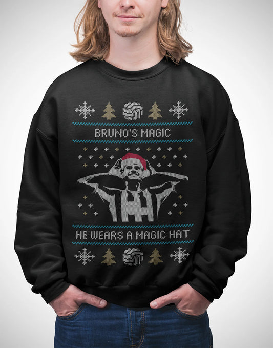 Newcastle United Christmas Jumper - Bruno Guimaraes Sweatshirt