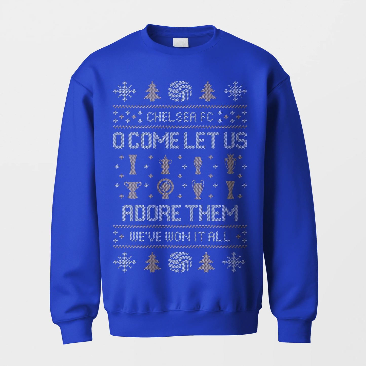 Chelsea “O Come Let Us Adore Them” Christmas Jumper