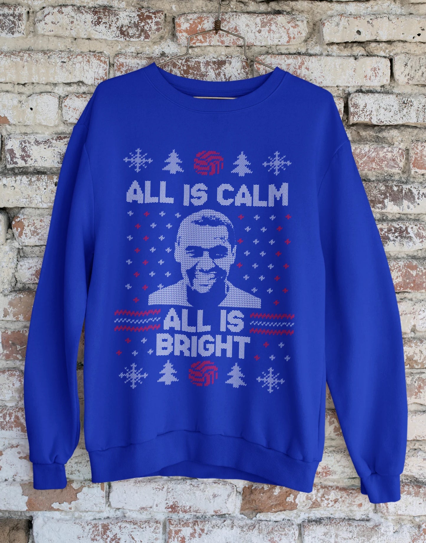Crystal Palace Christmas Jumper - Mark Bright Sweatshirt