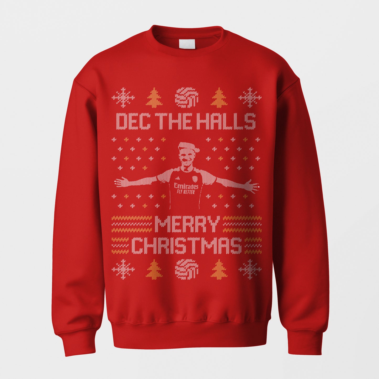 Arsenal Christmas Jumper - Declan Rice Sweatshirt