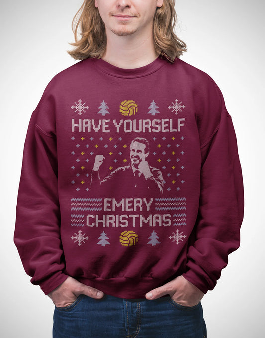 Aston Villa Christmas Jumper - Unai Emery Sweatshirt