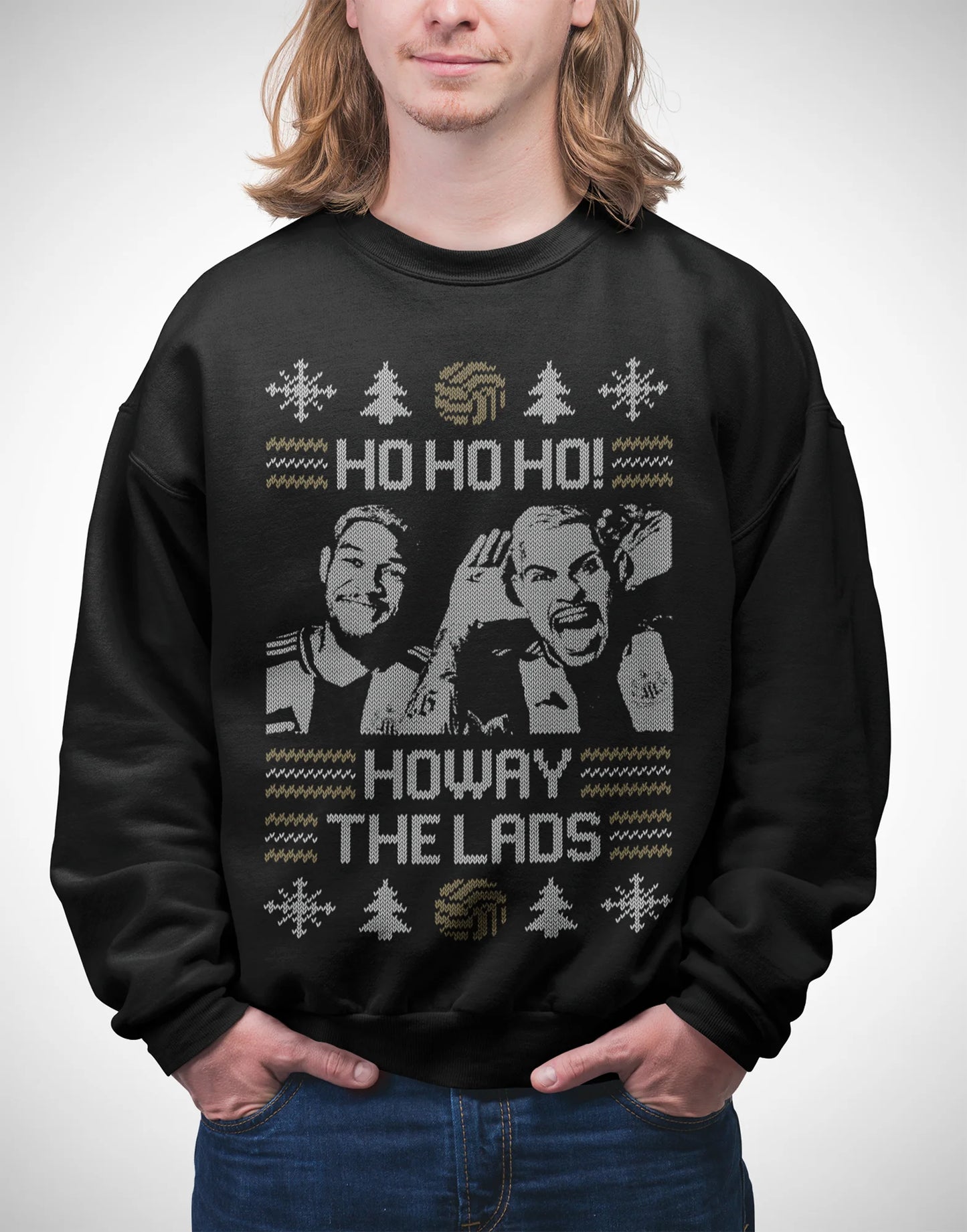 Newcastle United Christmas Jumper - Howay The Lads Sweatshirt