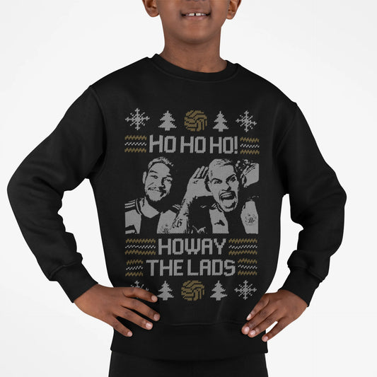 Kids Christmas Jumper - Howay The Lads Sweatshirt