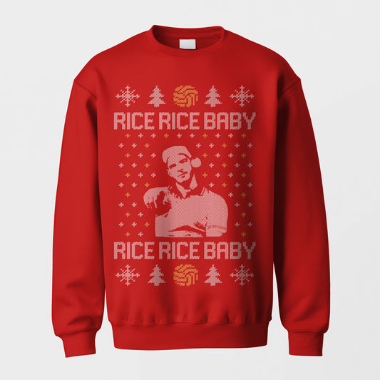 Arsenal Christmas Jumper - Rice Rice Baby Sweatshirt