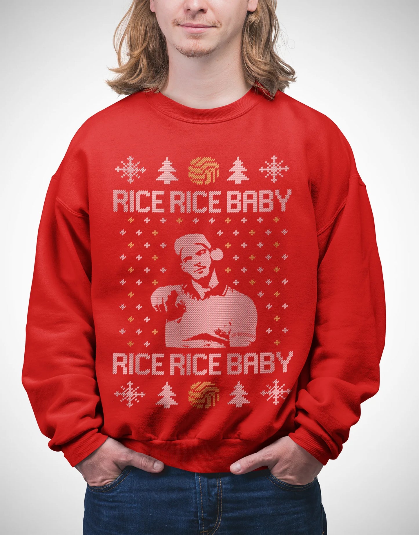 Arsenal Christmas Jumper - Rice Rice Baby Sweatshirt