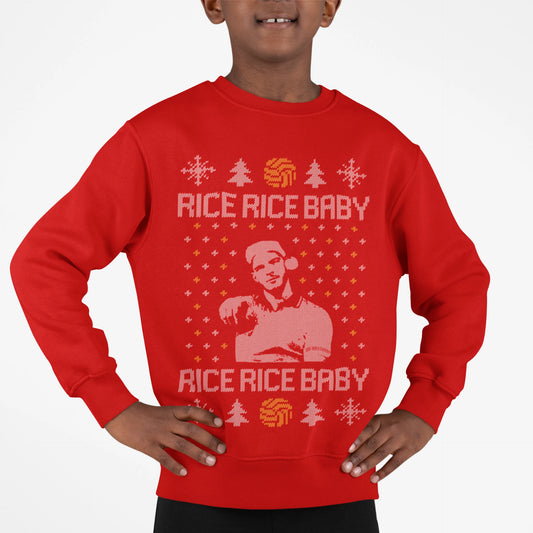 Kids Christmas Jumper - Rice Rice Baby Sweatshirt