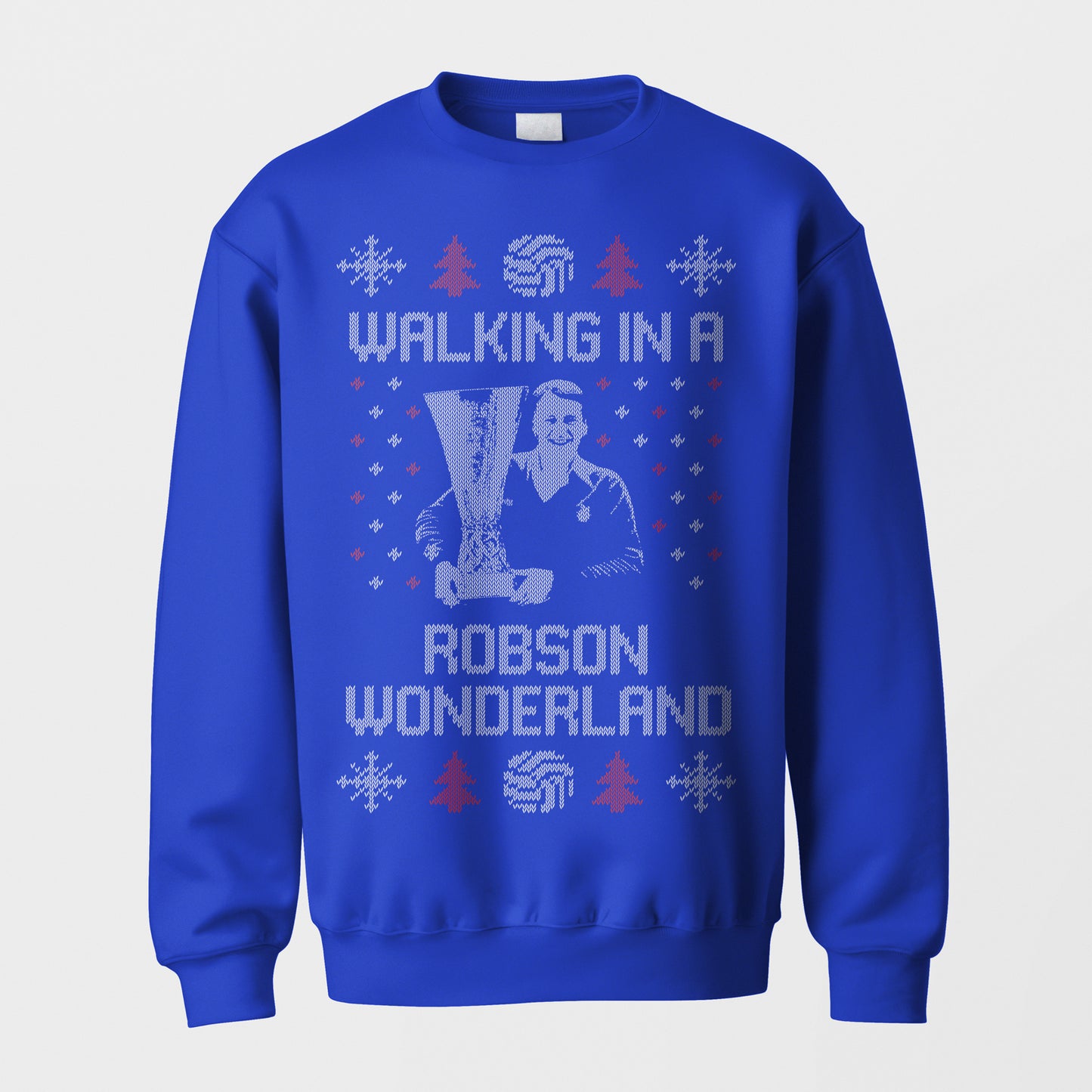 Ipswich Town Christmas Jumper - Bobby Robson Wonderland Sweatshirt