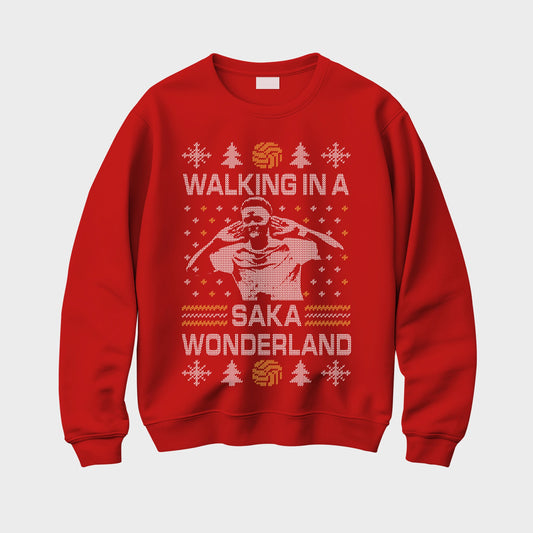 Kids Christmas Jumper - Bukayo Saka Sweatshirt