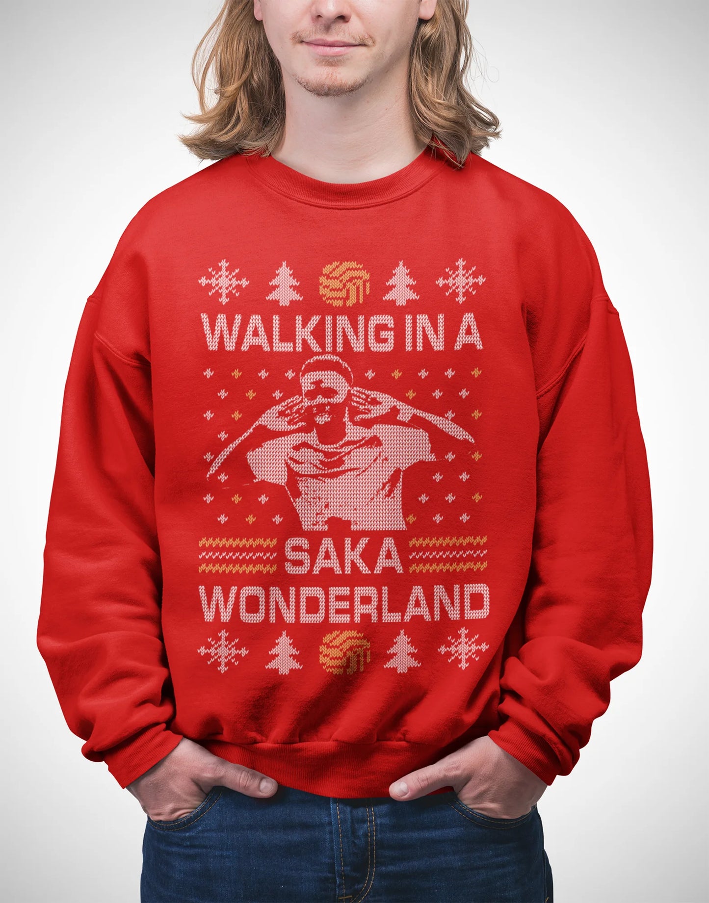 Arsenal Christmas Jumper - Bukayo Saka Sweatshirt