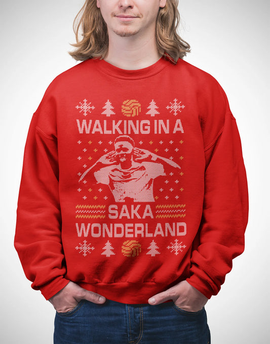 Arsenal Christmas Jumper - Bukayo Saka Sweatshirt