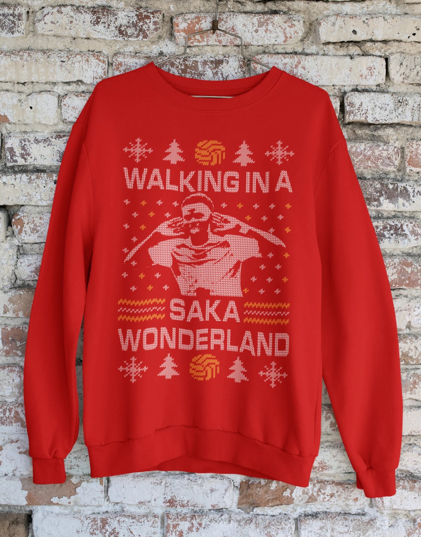 Arsenal Christmas Jumper - Bukayo Saka Sweatshirt