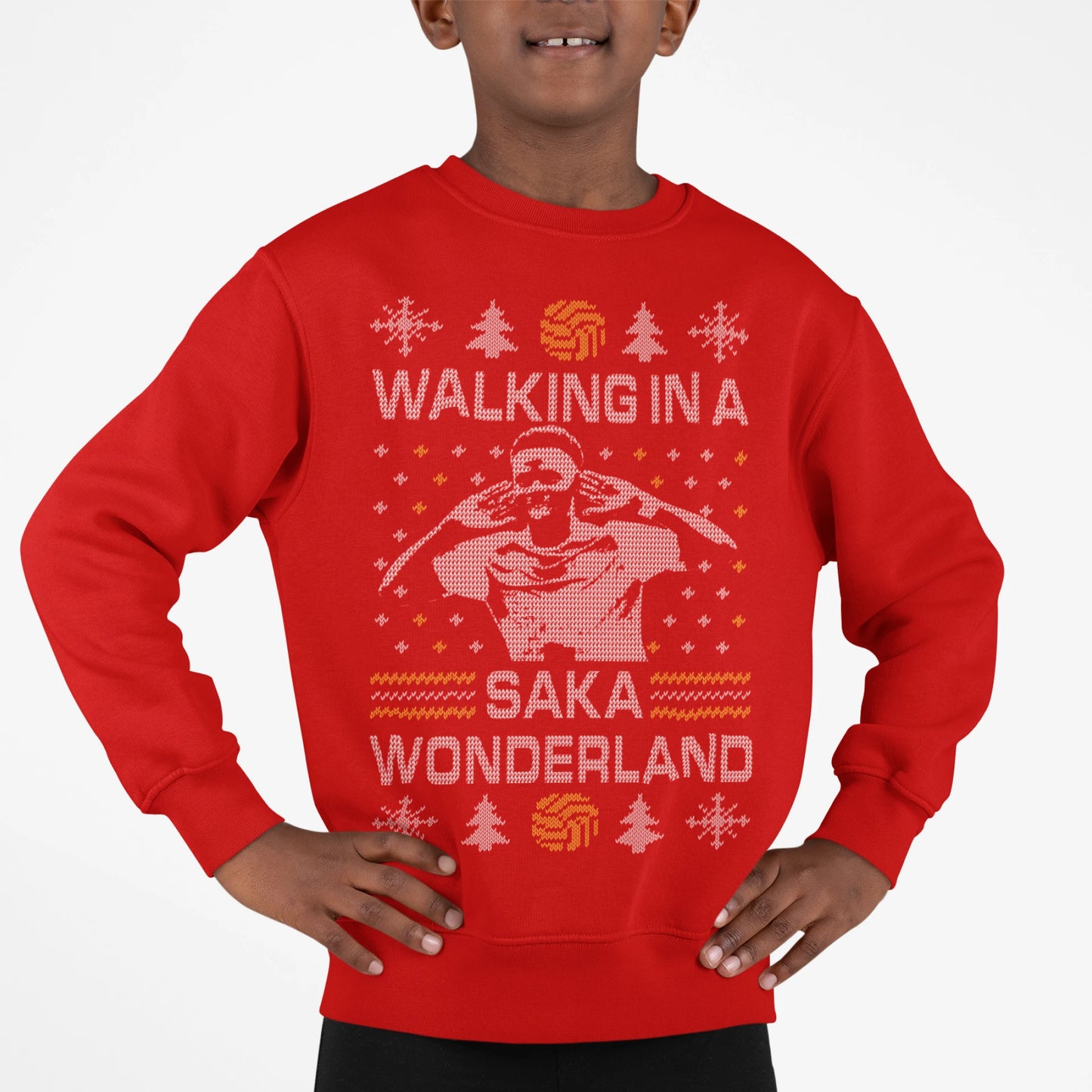 Kids Christmas Jumper - Bukayo Saka Sweatshirt